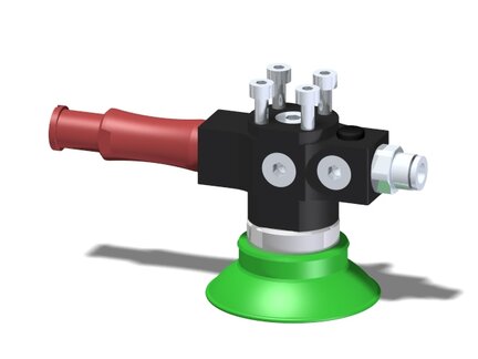Eżektor zdecentralizowany VGS3010, MINI Pi12-3, 4xM4 góra, montaż do płaskownika, FC50P PU40° (VGS3010.AC.00.BP) (9905615) - Piab