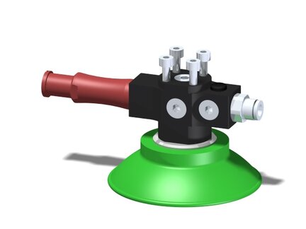 Eżektor zdecentralizowany VGS3010, MINI Si08-3, 4xM4 góra, montaż do płaskownika, FC75P PU60° (VGS3010.AG.00.BS) (9960732) - Piab