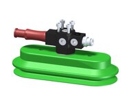 Eżektor zdecentralizowany VGS3010, MINI Pi12-3, 4xM4 góra, montaż do płaskownika, OB50x140P PU60° (VGS3010.AC.00.CD) (9900497) - Piab