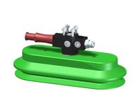 Eżektor zdecentralizowany VGS3010, MINI Si08-3, 4xM4 góra, montaż do płaskownika, OB65x170P PU30°/PU60° (VGS3010.AG.00.CE) (9920983) - Piab