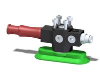 Eżektor zdecentralizowany VGS3010, MINI Pi12-3, 4xM4 góra, montaż do płaskownika, OF25x70P PU60° (VGS3010.AC.00.CH) (9932216) - Piab