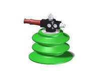 Eżektor zdecentralizowany VGS3010, MINI Pi12-3, M8, 16 mm góra, BX110P PU60° (VGS3010.AC.01.CR) (9921767) - Piab