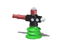 Eżektor zdecentralizowany VGS3010, MINI Pi12-3, M8, 27 mm góra, zestaw do profilu, BX52P PU60° (VGS3010.AC.04.BI) (9900598) - Piab