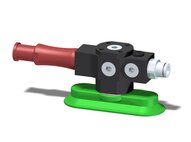 Eżektor zdecentralizowany VGS3010, MINI Pi12-3, zawór zwrotny, M8, 16 mm prawy, OF25x70P PU40° (VGS3010.AE.02.CG) (9915532) - Piab