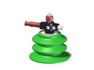 Eżektor zdecentralizowany VGS3010, MINI Pi12-3, M8, 27 mm góra, zestaw do profilu, BX110P PU60° (VGS3010.AC.04.CR) (9900803) - Piab