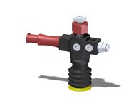 Eżektor zdecentralizowany VGS3010, MINI Pi12-3, M8, 27 mm góra, zestaw do profilu, BL30-3P PU30/70 Shore A (VGS3010.AC.04.CS) (9947779) - Piab