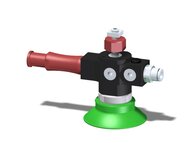 Eżektor zdecentralizowany VGS3010, MINI Xi10-3, zawór zwrotny, M6 22 mm góra, zestaw do profilu, FC50P PU60° (VGS3010.AM.07.BQ) (9934516) - Piab