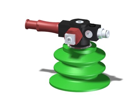 Eżektor zdecentralizowany VGS3010, MINI Si08-3, M6, 27 mm lewy, zestaw do profilu, BX75P PU30°/PU60° (VGS3010.AG.06.BJ) (9908132) - Piab
