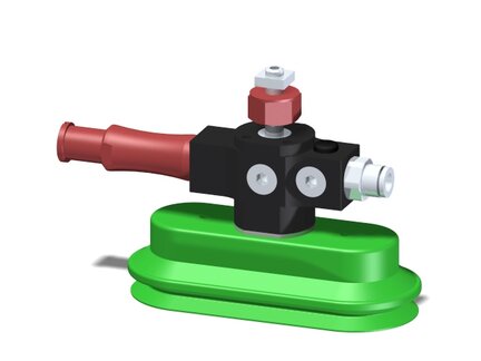 Eżektor zdecentralizowany VGS3010, MINI Si08-3, M6 22 mm góra, zestaw do profilu, OB35x90P PU30°/PU60° (VGS3010.AG.07.CA) (9902318) - Piab
