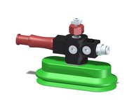 Eżektor zdecentralizowany VGS3010, MINI Si08-3, M6 22 mm góra, zestaw do profilu, OB35x90P PU30°/PU60° (VGS3010.AG.07.CA) (9902318) - Piab