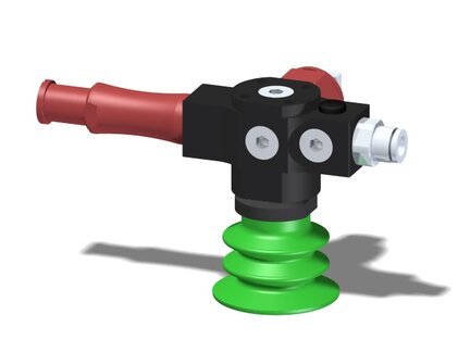 Eżektor zdecentralizowany VGS3010, MINI Pi12-3, M6, 27 mm prawy, zestaw do profilu, BX35P PU60° (VGS3010.AC.05.BG) (9900521) - Piab