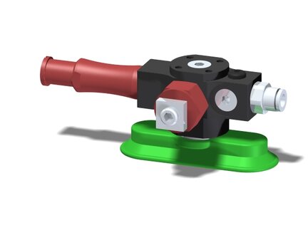 Eżektor zdecentralizowany VGS3010, MINI Pi12-3, zawór zwrotny, M6, 27 mm lewy, zestaw do profilu, OF25x70P PU40° (VGS3010.AE.06.CG) (9911355) - Piab