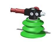 Eżektor zdecentralizowany VGS3010, MINI Pi12-3, M6, 27 mm prawy, zestaw do profilu, BX75P PU30°/PU60° (VGS3010.AC.05.BJ) (9900701) - Piab