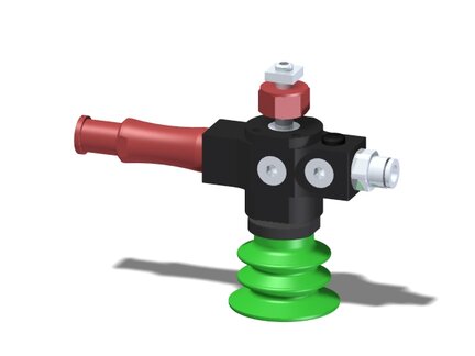 Eżektor zdecentralizowany VGS3010, MINI Xi10-3, M6 22 mm góra, zestaw do profilu, BX35P PU60° (VGS3010.AK.07.BG) (9928713) - Piab