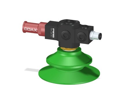 Eżektor zdecentralizowany VGS5010, COAX MIDI Pi48-2, M12 20 mm prawy, BF110P PU60° (VGS5010.AB.03.CP) (9901864) - Piab