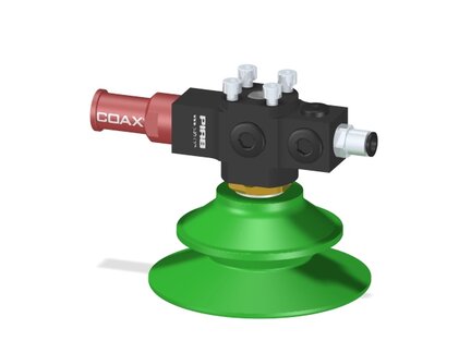 Eżektor zdecentralizowany VGS5010, COAX MIDI Si32-2, 4xM6 góra, montaż do płaskownika, BF110P PU30°/PU60° (VGS5010.AF.00.CO) (9927212) - Piab