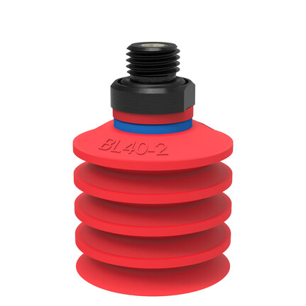 Przyssawka BL40-2 silikon, G 1/4 GZ, z filtrem siatkowym i z zaworem sterującym o podwójnym przepływie - Piab