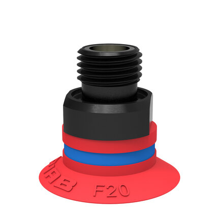 Przyssawka F20 silikon, G 1/8 GZ, z filtrem siatkowym - Piab