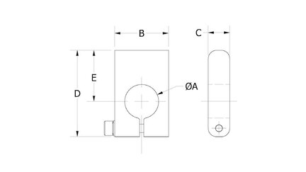 Zacisk krawędziowy do GRF ANF 14 (E18601628) (0213173) - Piab