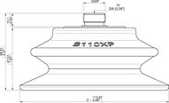 Przyssawka mieszkowa B110XP, PU30°/60°, G3/8" zew., (B110XP.5K.G40W) (0205019) - Piab