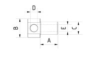 Adapter do przyssawek SA16-28, G 1/8, G 1/8 - Piab