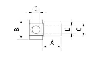 Adapter do przyssawek SA20-28-G1/4-G1/4  (0213333) - Piab