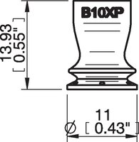 Przyssawka B10XP poliuretan 30/60 - Piab