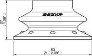 Przyssawka mieszkowa B52XP, PU30°/60°, bez filtra (S.B52XP3060.XXX.00) (0205007) - Piab