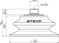 Przyssawka mieszkowa B75XP, PU30°/60°, G1/4" zew., (B75XP.5K.G59) (0205161) - Piab