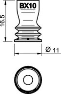 Przyssawka wielomieszkowa BX10, PU30°/60°, bez filtra (S.BX10P3060.XXX.00) (0118329) - Piab