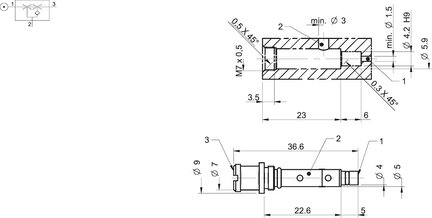 Moduł ssący COAX MICRO Bi03-2, uchwyt (0106968) - Piab