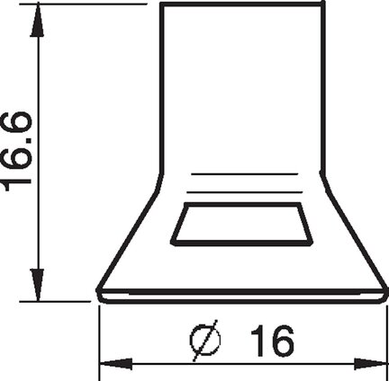 Przyssawka głęboka D15-2, Silikon SIL 50°, bez filtra (S.D15-2S50.XXX.00) (3150135S) - Piab