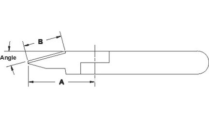 Nóż do nożyc F5 (E18601434) (0213224) - Piab