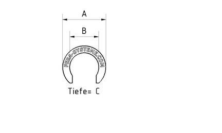 Klips dystansowy DK16-5  (0213380) - Piab