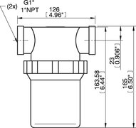 Filtr próżniowy G1" (10 µm) (3116672) - Piab