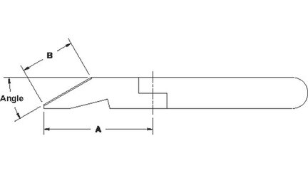 Nóż do nożyc FD9PF  (E18601394) (0213231) - Piab