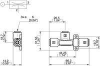 Generator próżni Value Line T-design 6mm - Piab