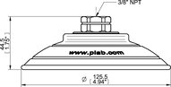 Przyssawka płaska wklęsła FCF125P, PU55°/60°, 3/8" NPT wew., (FCF125P.5R.N48W) (0122286) - Piab