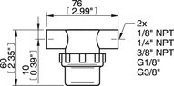 Filtr próżniowy G1/8" (10 µm) (3116670) - Piab