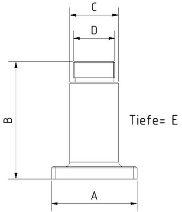 Ramię do montażu chwytaków wyprasek GZA20 - 20 (0213336) - Piab