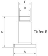 Ramię do montażu chwytaków wyprasek GZA20 - 20 (0213336) - Piab