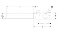 Ramię kątowe GLA 20/30-150 (E13212000) (0213091) - Piab