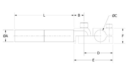 Ramię kątowe GLA 20-150 (E13208400) (0213092) - Piab