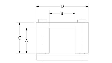Łącznik krzyżowy KBV 18-18 L (E11008400) (0213008) - Piab
