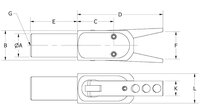 Szczypce do wlewków GRZ 20-16 STC-P8,  z ząbkowanymi szczękami i czujnikiem PNP z wtykiem - Piab