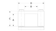 Łącznik krzyżowy KBV 50-25 X (E11013600) (0213011) - Piab