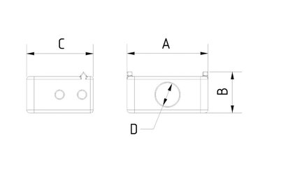 Ogranicznik skoku w przypadku dwustronnego działania HBDH32-20 (0213413) - Piab