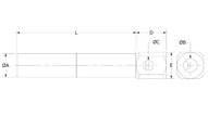 Ramię mocujące GSE 30-3/8-200 (E13007400) (0213088) - Piab