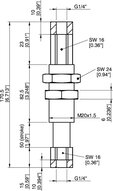 Kompensator poziomu LC20-F1450, G1/4" wew., ugięcie 50 (0124957) - Piab