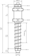 Kompensator poziomu KSPH-M20-1M-50A, nieobrotowe (0208903) - Piab